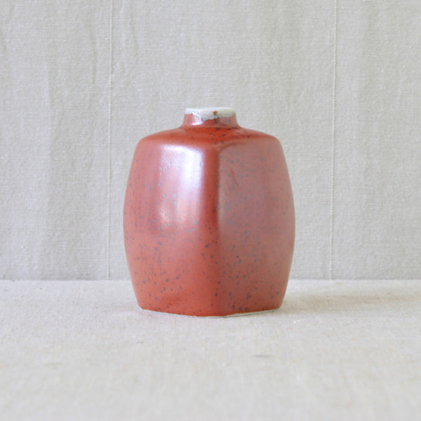 Royal Copenhagen iron-red vase by Nils Thorsson, made in Denmark in 1959