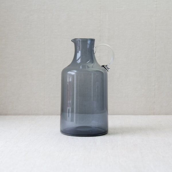 Mid Century Modern lilac glass pitcher by Kaj Franck, model 1603, Nuutajarvi Notsjo, Finland