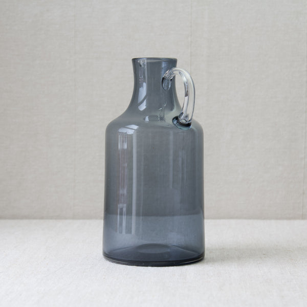 Nuutajarvi Notsjo lilac glass pitcher by Kaj Franck, 1950's