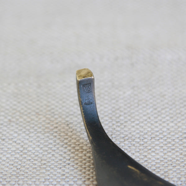 Richard Rohac stamp marks "RR" "Made in Austria" 1950's Viennese metalwork.