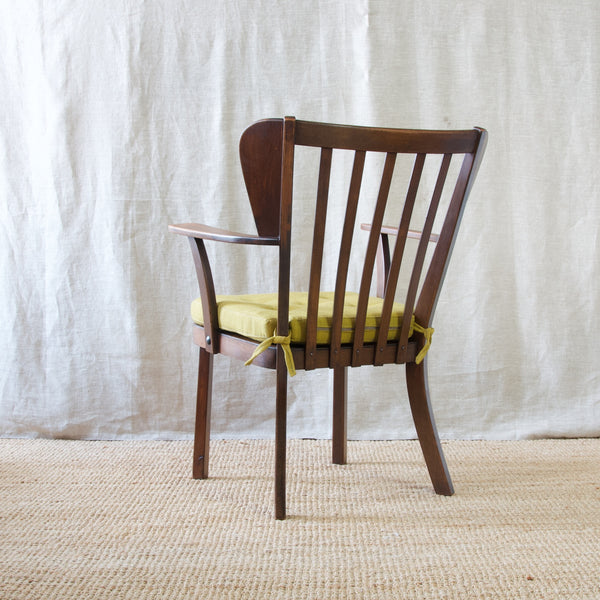 Christian E. Hansen 'Canada' armchair, an early midcentury modern design by Fritz Hansen.