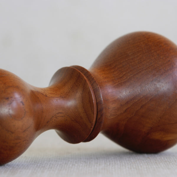 Ergonomic teak salt and pepper mill model 890 Jens Quistgaard Dansk Scandinavian mid-century-modern collectible