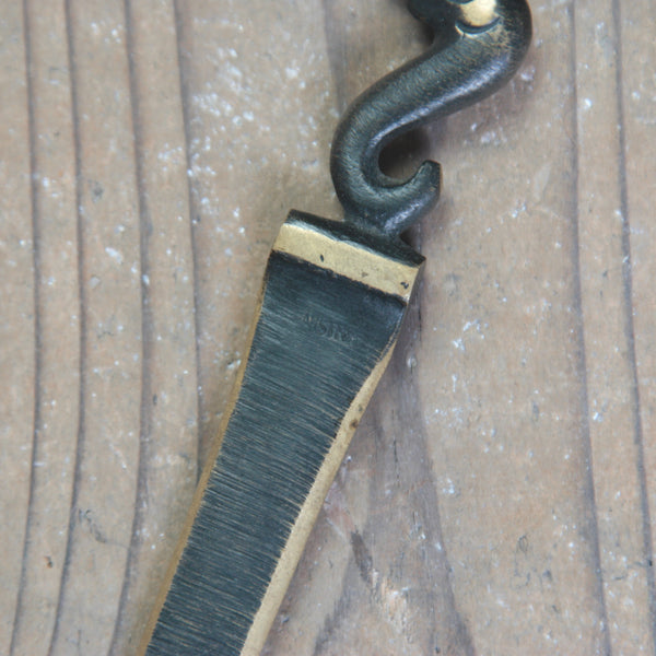 Sculptural marine-life seahorse letter opener by Walter Bosse, produced by Herta Baller, reflecting exquisite craftsmanship.