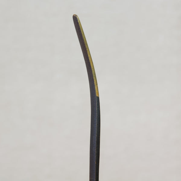 Long tail of dachshund pretzel or ring holder designed by Walter Bosse for Baller 