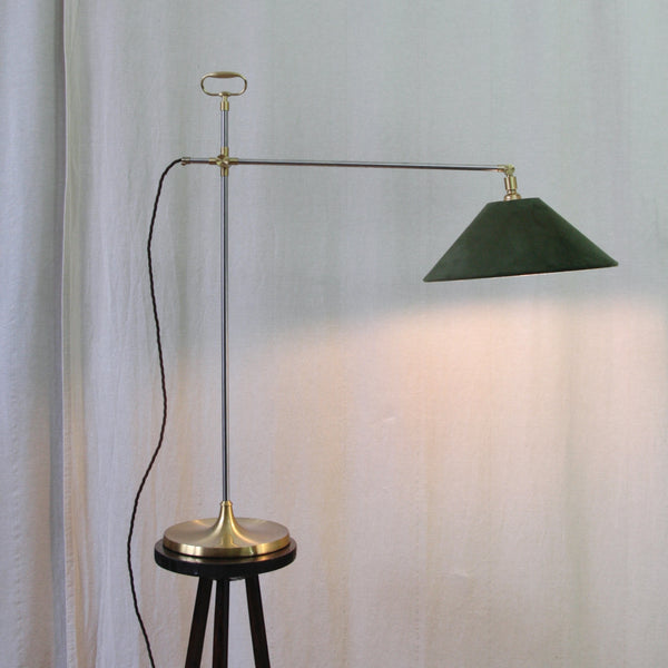 Esben Klint 319 reading light for Le Klint, with adjustable height, reach and direction of light for flexible positioning.