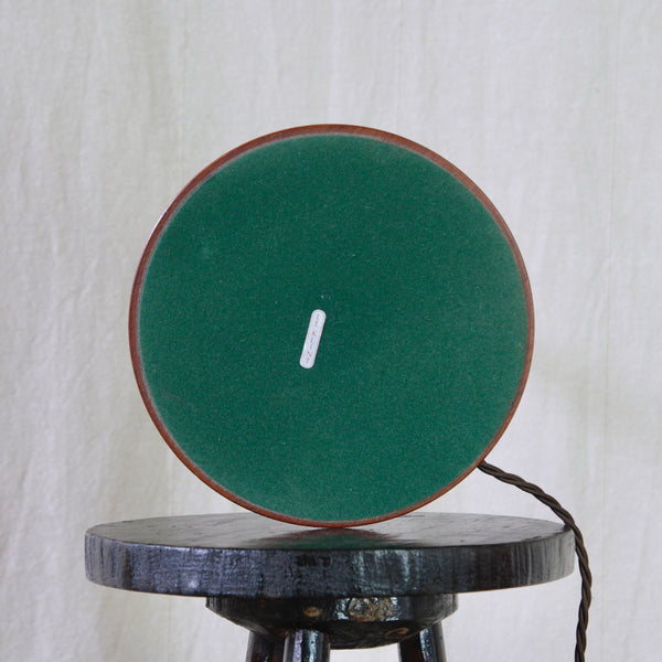 Base of sculptural mid-century Danish light by Esben Klint, model 301/27. Underside covered with green felt and retains the original manufacturers mark, aLe Klint sticker.