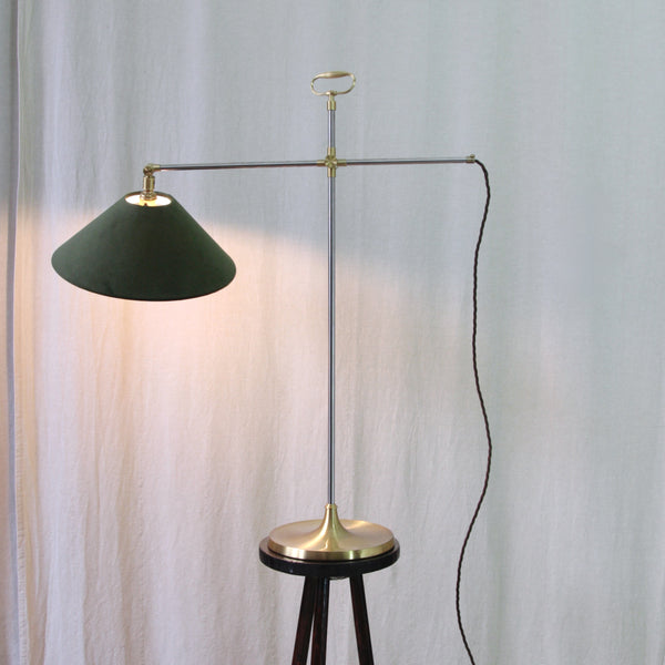 Esben Klint Model 319 adjustable desk and reading lamp, an architectural example of 1960s Danish Modern lighting.