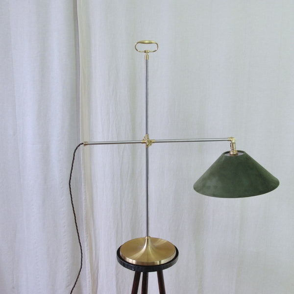 Esben Klint Model 319 table lamp for Le Klint, a collectable 1960s Danish adjustable light photographed for Art & Utility.