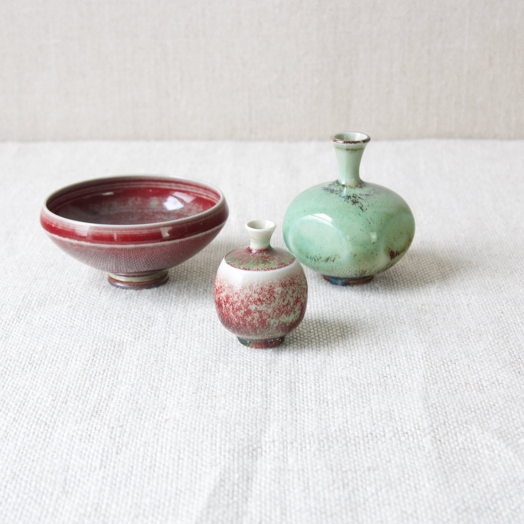 Berndt Miniature Friberg by Vase vase Gustavsberg Stoneware Sweden