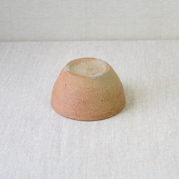 Jim Malone Pottery Rustic Stoneware Bowl Nuka Glaze Unglazed Exterior