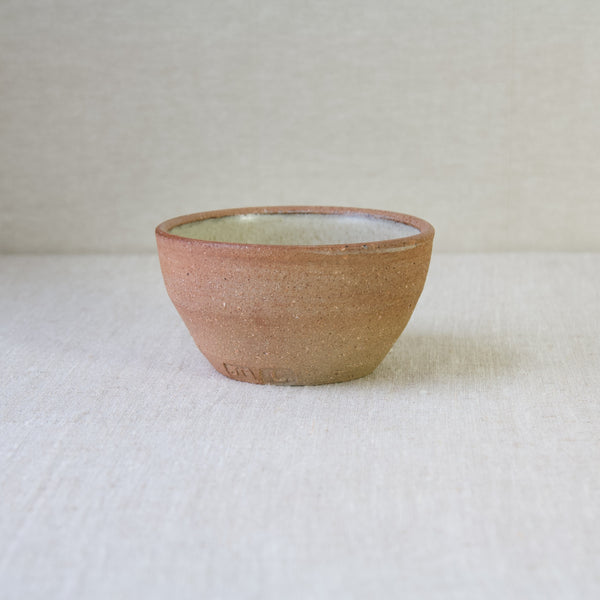 Wood-Fired Jim Malone Bowl Lessonhall Traditional Nuka Glaze Small Stoneware Form
