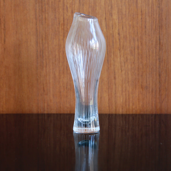Sculptural vintage Tapio Wirkkala vase, Varsanjalka or “foal’s foot” design, collectible piece, available through Art & Utility, UK-based design gallery.