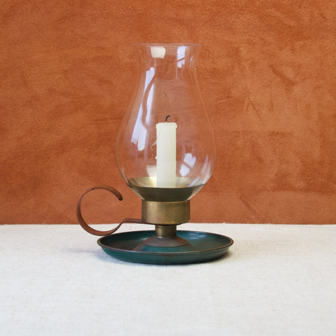 Marianne Brandt Bauhaus chamberstick metal candle holder produced by Rupperlwerk, 1930