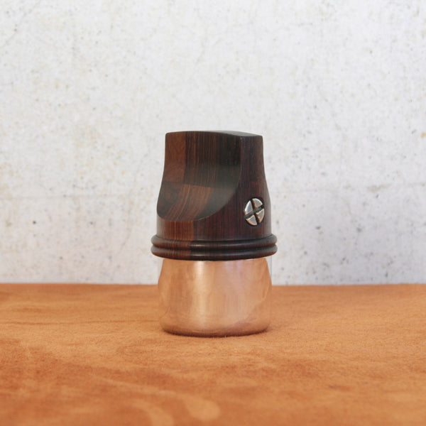 Mid-century pepper mill from the Rosewood & Silver series, designed by Jens Quistgaard for Dansk Designs.