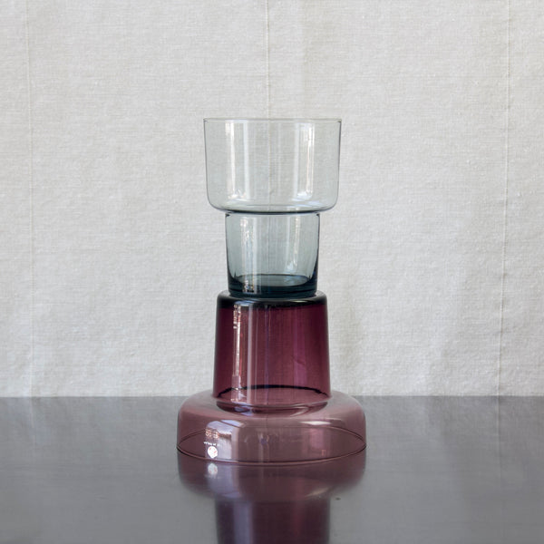 Modernist Scandinavian glass vases from Finland by Lisa Johansson pape 