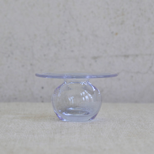 Vintage mid-century Scandinavian glass art object / vase called Saturnus by Nanny Still, 1960s design.