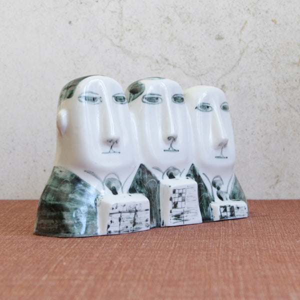 The 8.15 porcelain sculpture by Susan Parkinson, a quietly humorous interpretation of British identity in post-war Modernism.