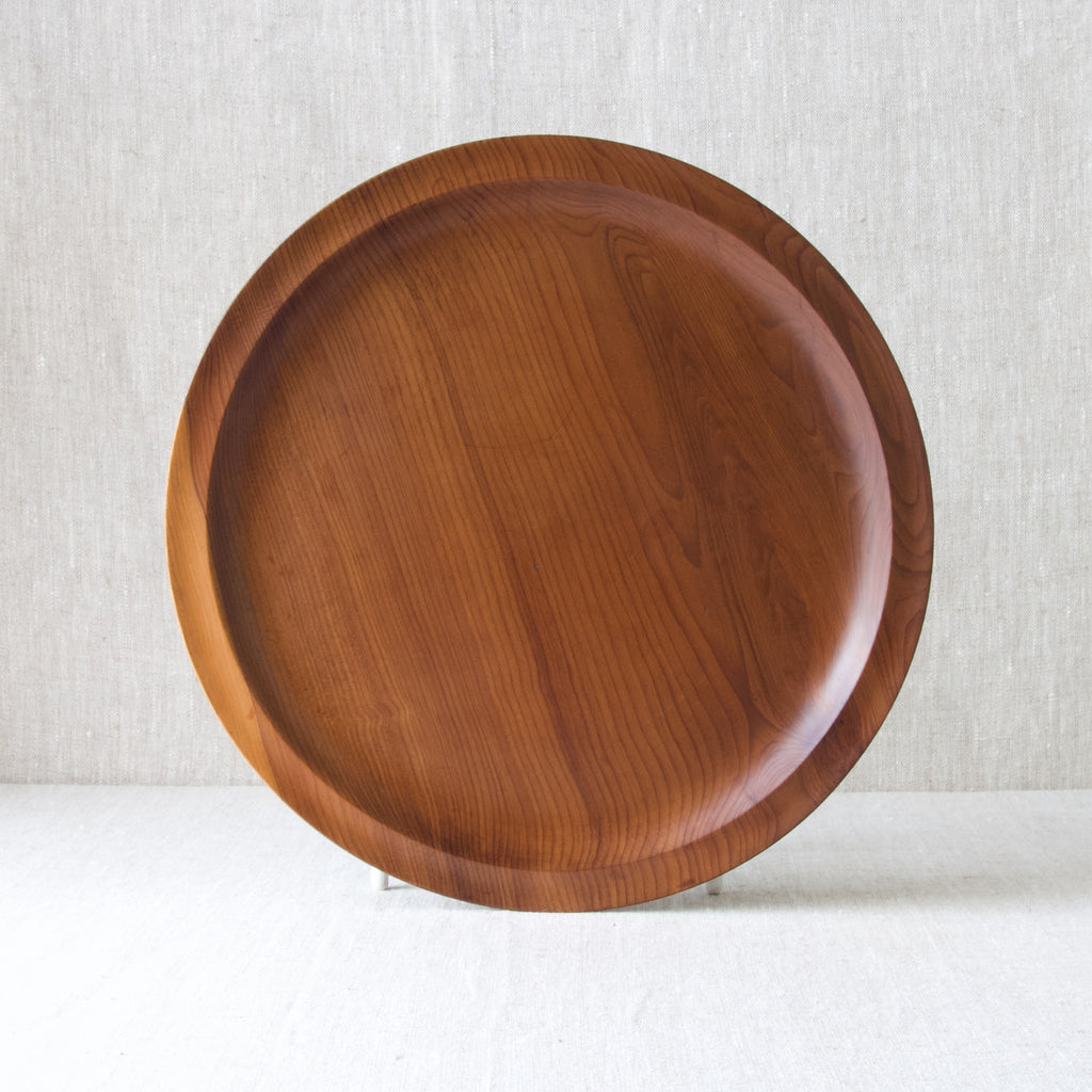 Richard Raffan Vintage Richard Raffan Turned Large Yew Wood Platter or Charger – Art ...