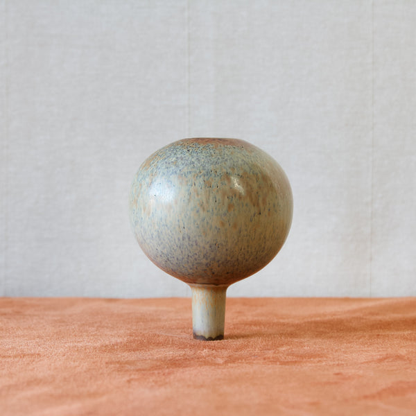 Round ball-shaped vase designed by Carl-Harry Stålhane for Rorstrand, Sweden, 1950's