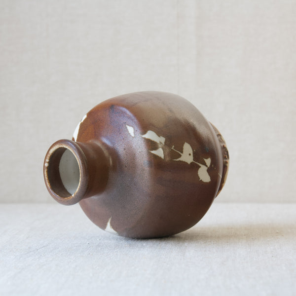 Jim Malone studio pottery vase from Cumbria, England, inspired by Japanese ceramics