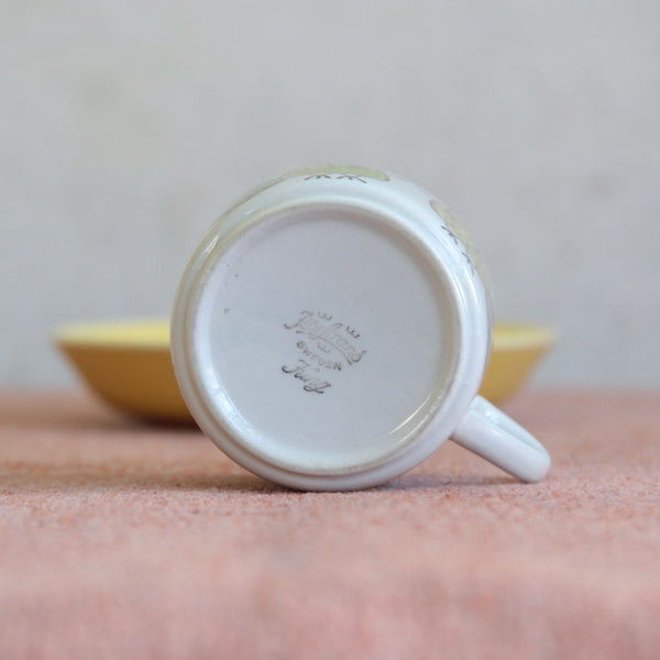 Stamp on base of a scarce Rörstrand King pattern cup and saucer by Marianne Westman — an essential piece for collectors of mid-century Scandinavian ceramics.