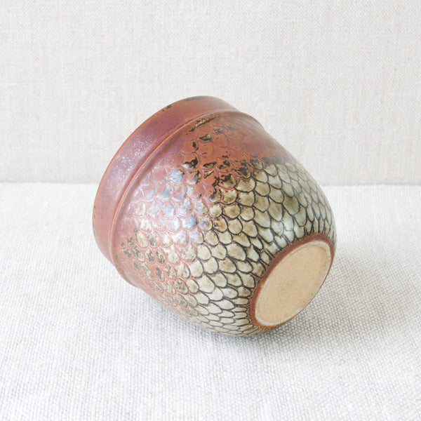 Modernist design from Sweden, a ceramic reptile bowl by Stig Lindberg