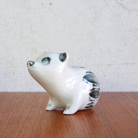 Rare Susan Parkinson bear money box, midcentury Modernist British pottery design.