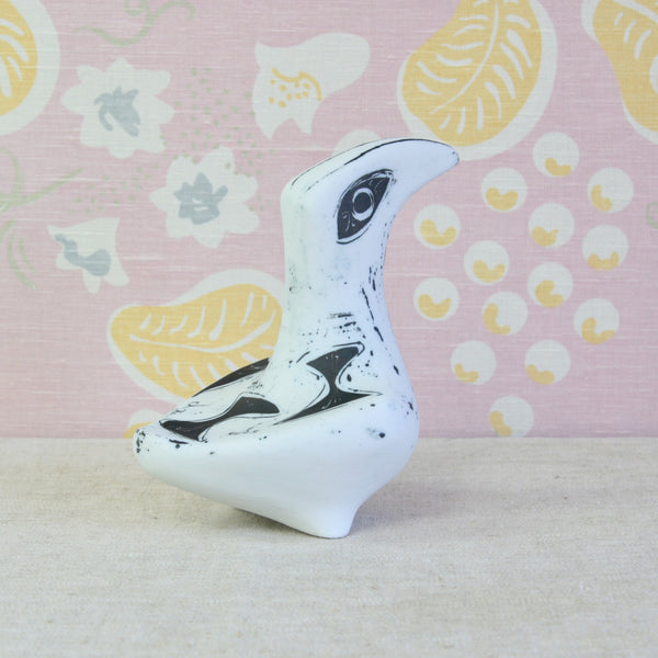 Post-war British Modernism, Susan Parkinson Large Toucan showing the sculptural simplicity of early Parkinson Pottery