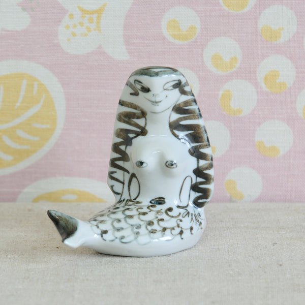 Susan Parkinson porcelain Mermaid, an example of British mid-century studio pottery