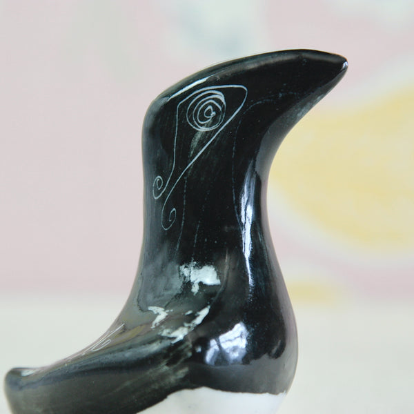 Susan Parkinson Toucan, an early example of 1950s British studio pottery design