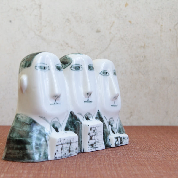 Susan Parkinson figurative porcelain sculpture from 1953, a rare and brilliant example of post-war British Modernism. For sale in the UK.