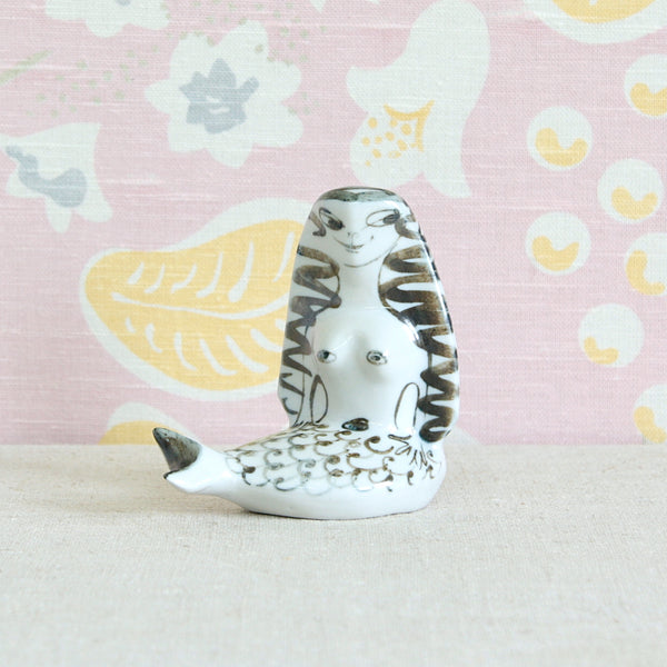 Susan Parkinson Mermaid, a playful Picassoettes inspired example of post-war 1950s British mid-century ceramic design