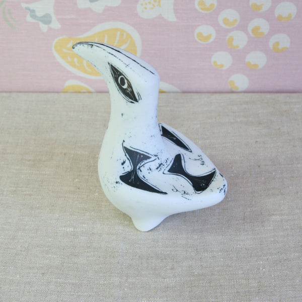 1950s British decorative ceramics, Susan Parkinson Large Bird from the early years of Susan and Richard Parkinson's pottery