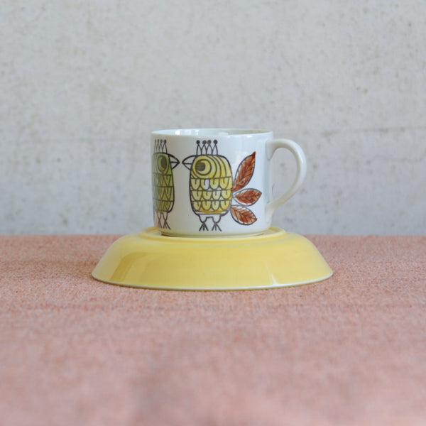 A mid-century Scandinavian icon — the King pattern cup and saucer by Marianne Westman, crafted for Rörstrand in 1960s Sweden.