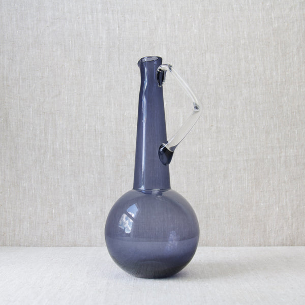 Tamara Aladin 1749 glass pitcher, Modernist geometrig design from Finland