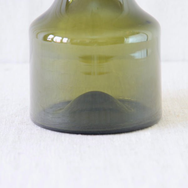Detail of deep punt, Tapio Wirkkala bottle.