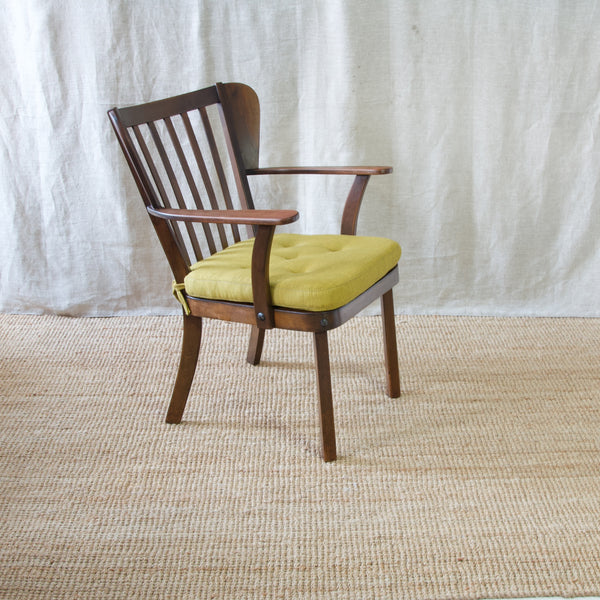 Christian E. Hansen's 'Canada' armchair, an early design from famous Danish cabinet maker Fritz Hansen.