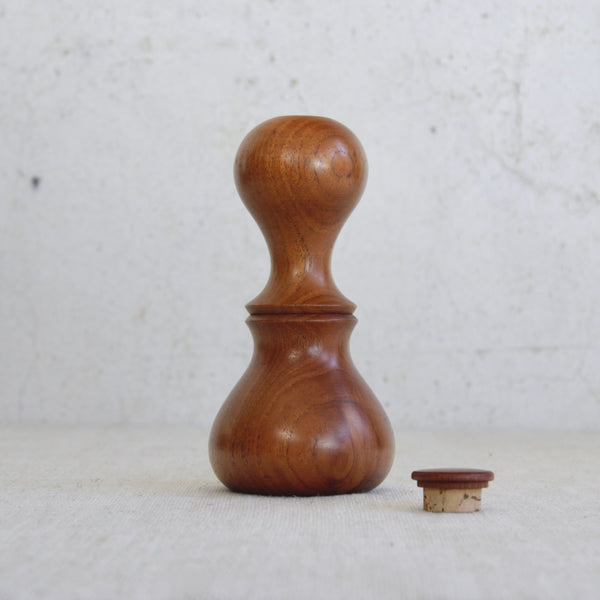 Scandinavian vintage teak salt and pepper mill by Jens Quistgaard Dansk modernist collectible kitchenware
