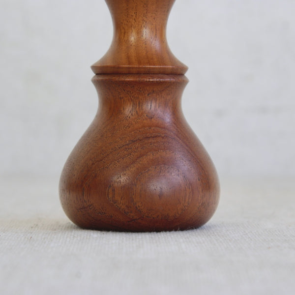Collectible mid-century-modern teak salt and pepper mill Jens Quistgaard Dansk Scandinavian design ergonomic kitchenware