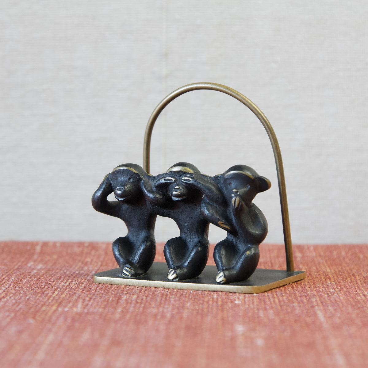 Walter Bosse 'Three Wise Monkeys' Letter Rack – Art & Utility