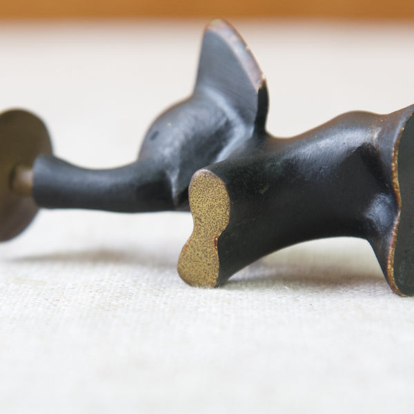 detail of Walter Bosse elephant candle holder