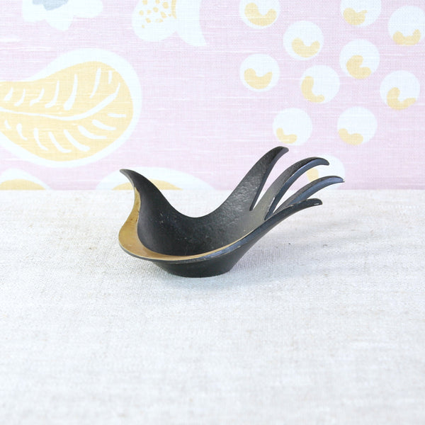 Walter Bosse hand ashtray for Baller Austria, combining a sculptural human form with functional mid-century design.