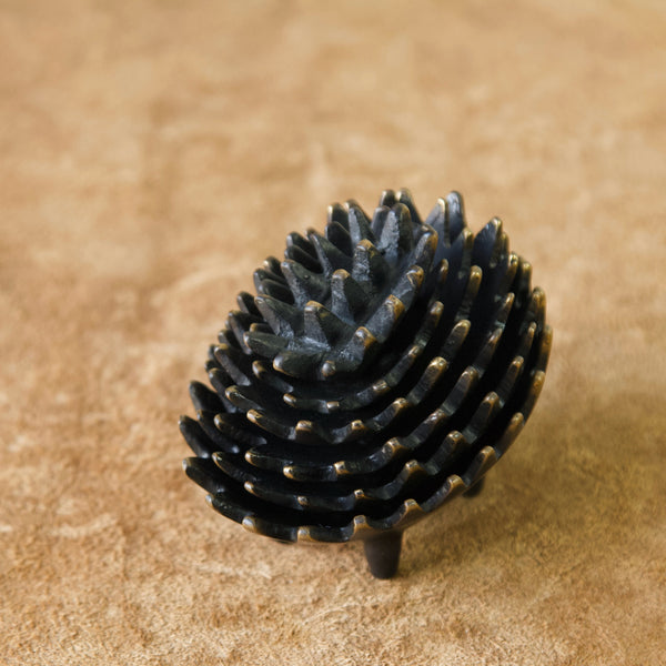 Detail of Walter Bosse stacking hedgehog ashtray