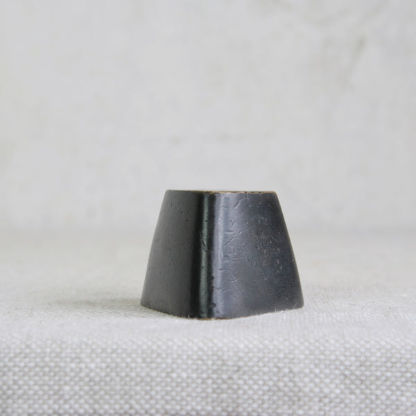 Walter Bosse square brass vessel with modernist design, produced in Austria by Herta Baller during the 1950s.