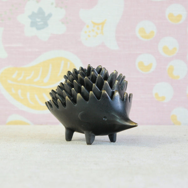 Walter Bosse stacking hedgehog ashtray, a design collected by actor and noted vintage ashtray collector Seth Rogen.
