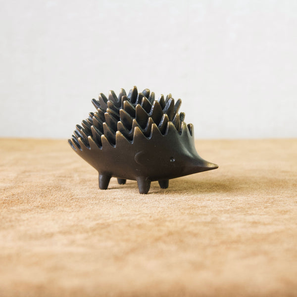 Stacking hedgehog metal ashtray designed by Walter Bosse and used by Seth Rogan