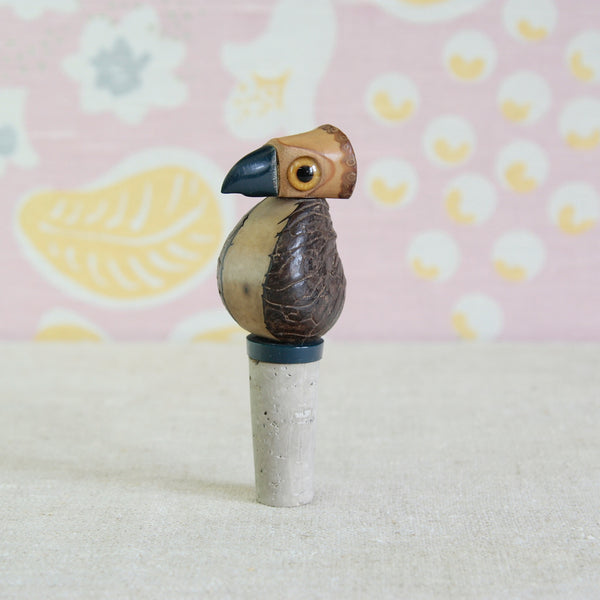 Henry Howell YZ Nut Bird made from vegetable ivory, rattan and early phenolic resin