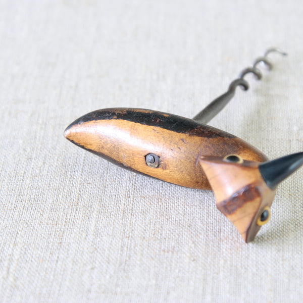 British Art Deco bird corkscrew produced by Henry Howell & Co. under the YZ name in 1925.