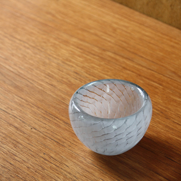 Modernist Scandinavian glass bowl by Kaj Franck for Nuutajarvi Notsjo Finland