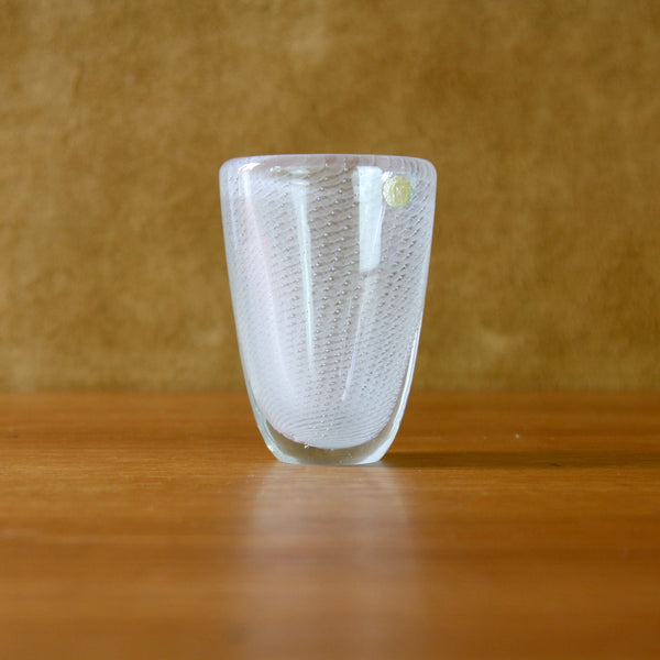 nicely illuminated harso vase showing all the trapped air bubbles in kaj franck excellent scandinavian design